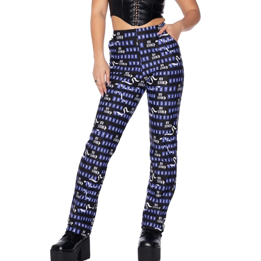DONATED Beetlejuice Now Serving Straight-Leg Pants